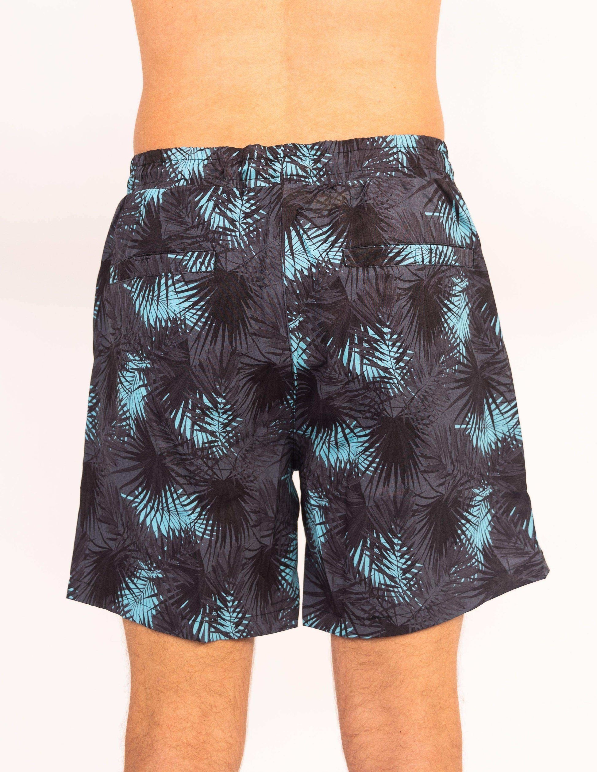 Midnight Palms - Waterproof Pocket Swim Shorts - Skoutley Outdoors LLC