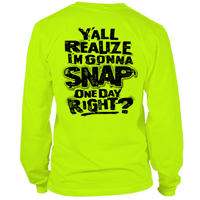 Load image into Gallery viewer, Snap - Long Sleeve Hi-Vis T-Shirt
