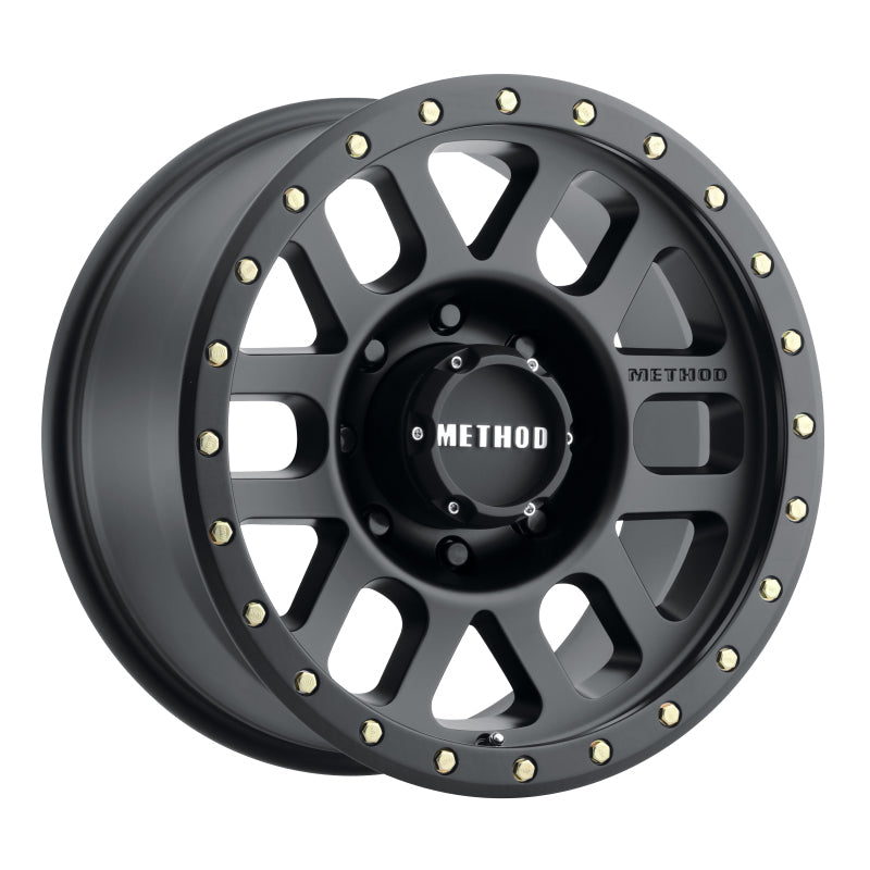 Load image into Gallery viewer, Method MR309 Grid 18x9 0mm Offset 8x180 130.81mm CB Matte Black Wheel
