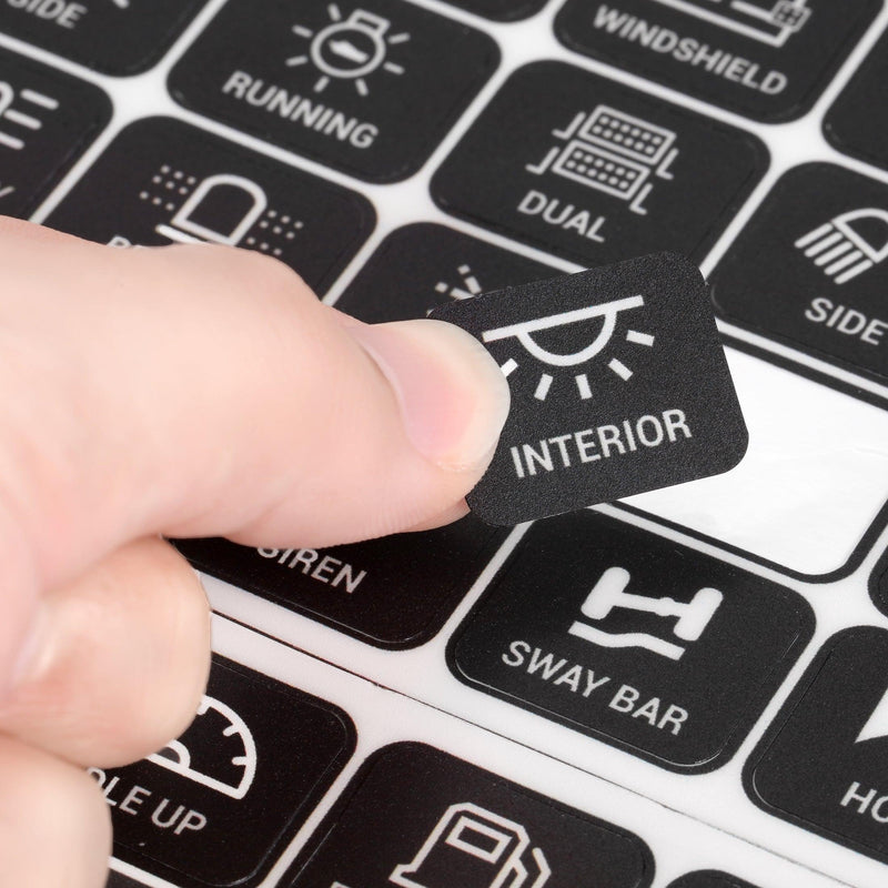 Load image into Gallery viewer, 120 Universal Stickers for AC-1200/AR-600/RA80 XL/RB80 XL Switch Panel
