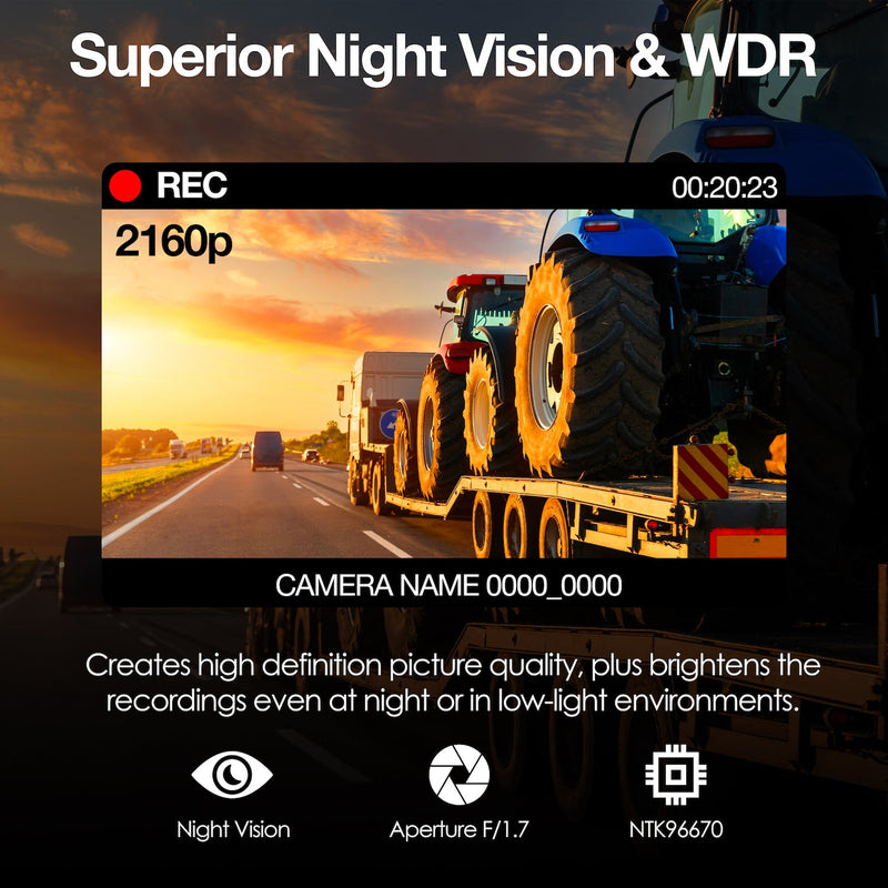 Load image into Gallery viewer, Rexing V1-4K Ultra HD Car Dash Cam with Wi-Fi
