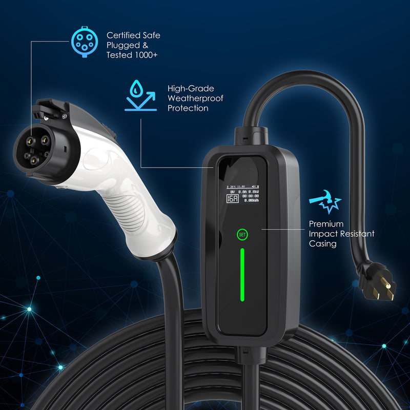 Load image into Gallery viewer, J1772 16A Portable Charger

