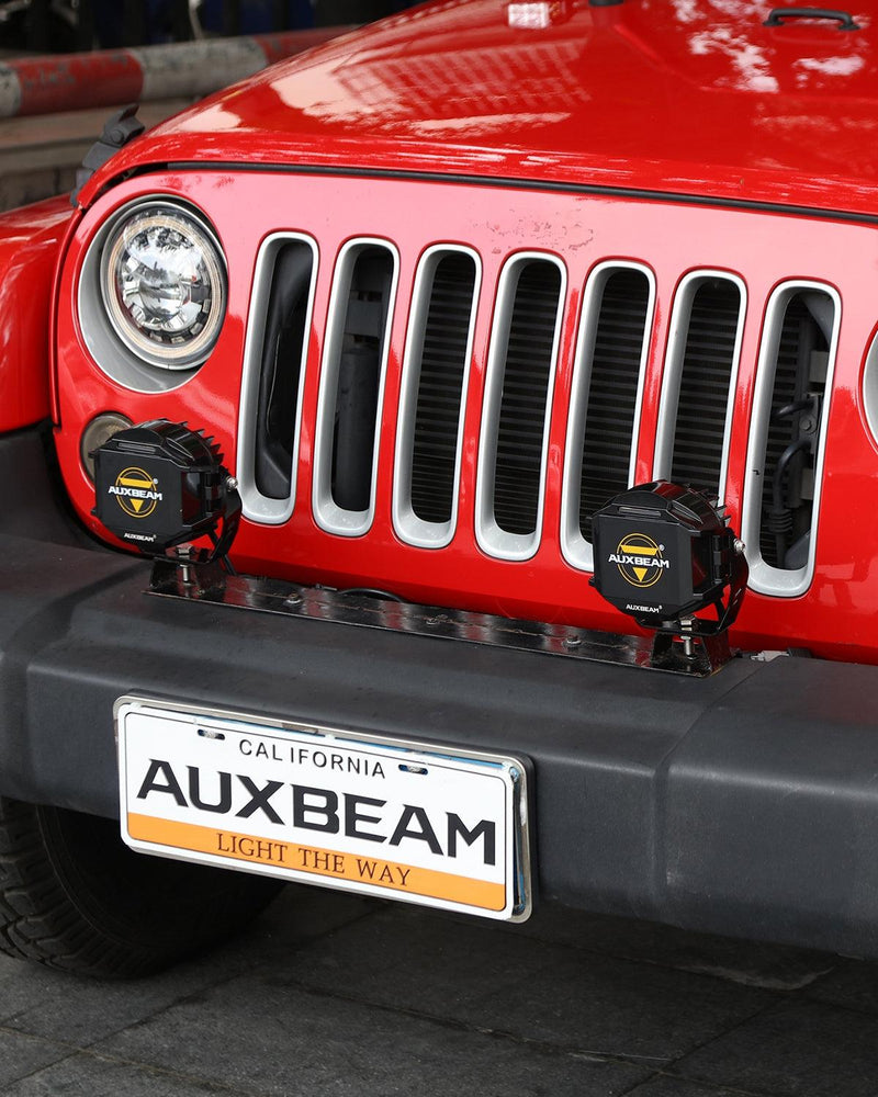 Load image into Gallery viewer, V-MAX Series | 5 Inch 168W 16440LM Combo Beam Side Shooter LED Round Pod Lights with Amber DRL
