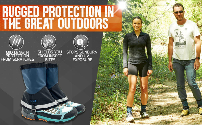 Load image into Gallery viewer, Pike Trail Mid Length Gaiters Small/Medium Adjustable Fit
