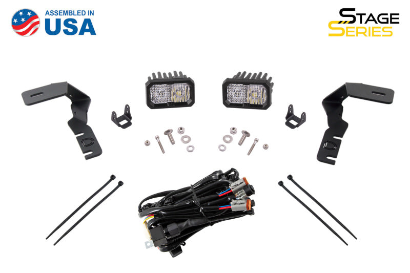 Load image into Gallery viewer, Diode Dynamics 19-21 Ford Ranger Pro SS3 LED Ditch Light Kit - White Combo
