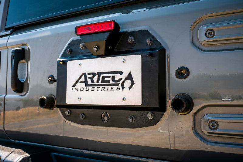 Load image into Gallery viewer, JL Spare Tire Delete Kit - Powdercoated Aluminum
