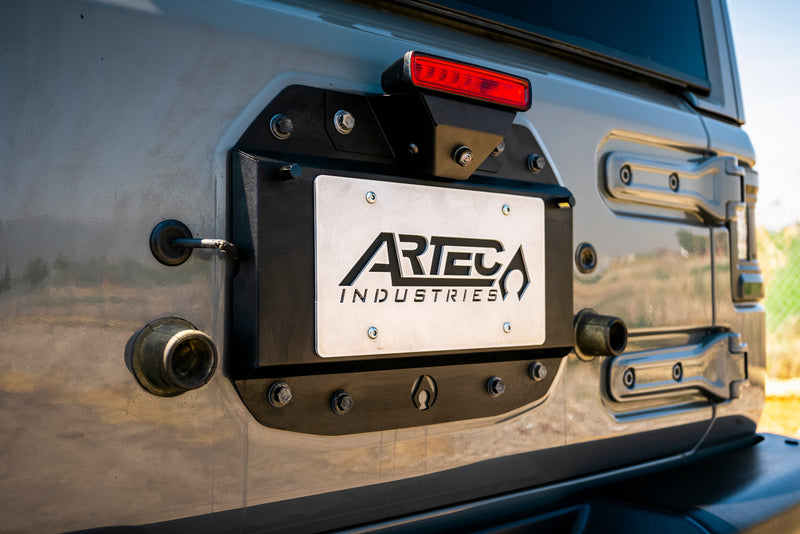Load image into Gallery viewer, JL Spare Tire Delete Kit - Powdercoated Aluminum
