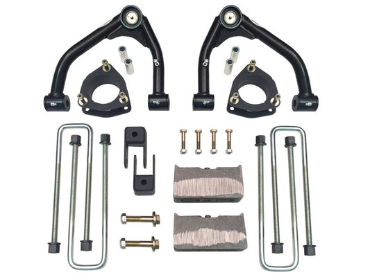 Tuff Country 07-18 Chevy Silverado 1500 2wd 4in Lift Kit (w/1 Pc OE Cast Stl Up Arms SX8000)