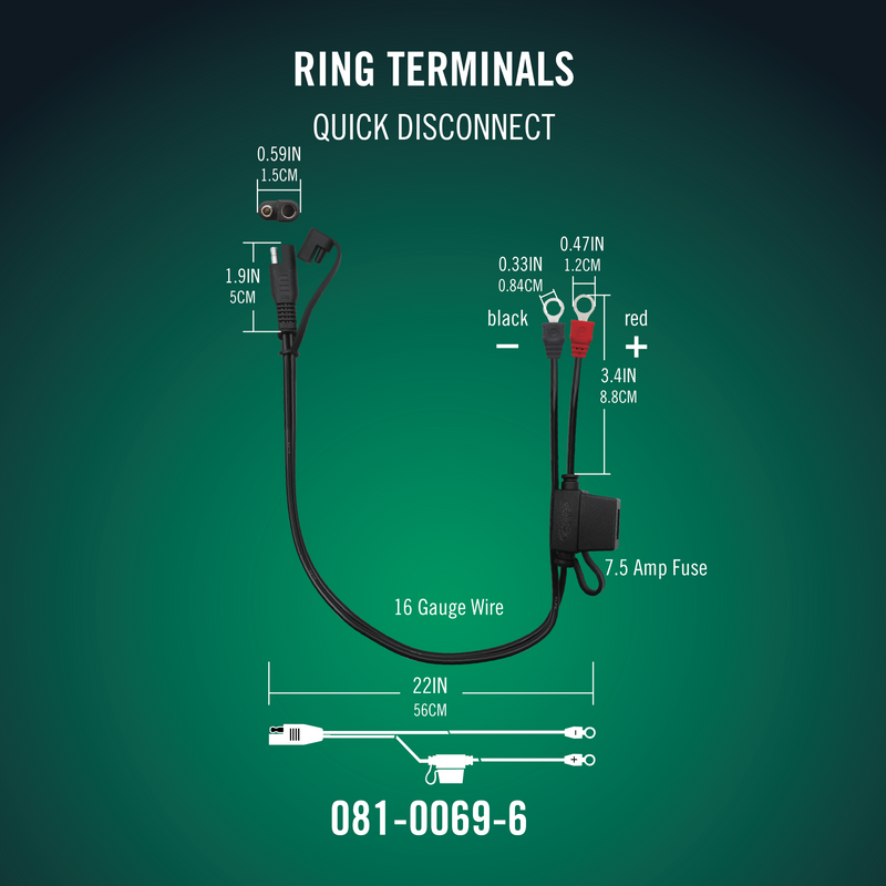 Load image into Gallery viewer, Battery Tender® Ring Terminal Harness 25 Pack
