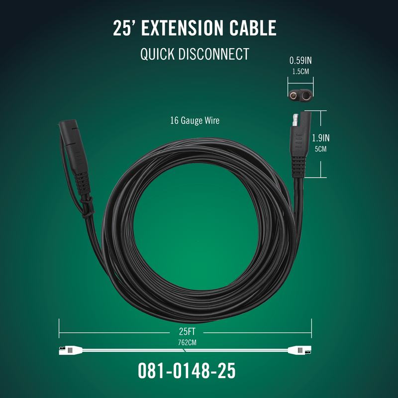 Load image into Gallery viewer, Battery Tender® 25ft SAE Quick Disconnect Extension Cable 4-Pack

