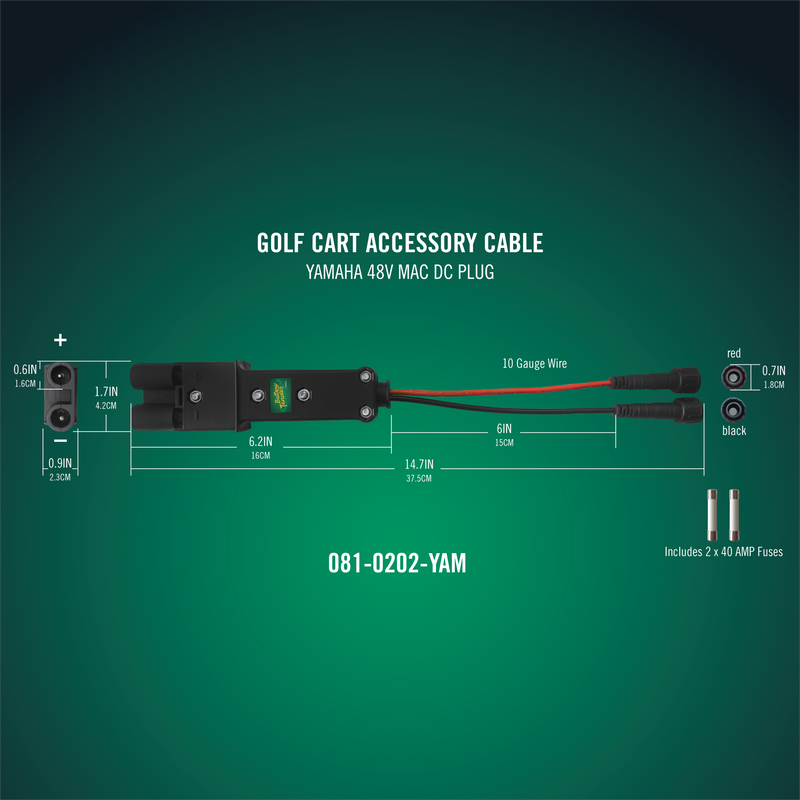 Load image into Gallery viewer, PowerPlus 48V MAC DC Plug - Yamaha G19/G22/G29
