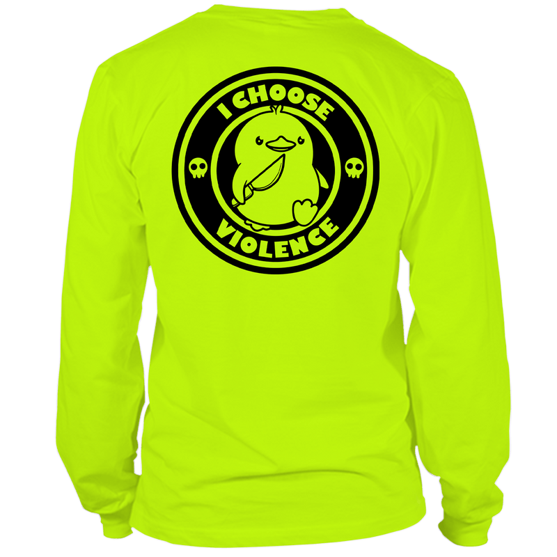Load image into Gallery viewer, Violence - Long Sleeve Hi-Vis T-Shirt
