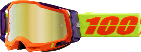 100% Racecraft 2 Goggles - Panam - Gold Mirror 50010-00021