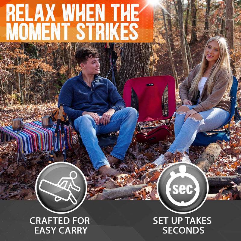 Load image into Gallery viewer, Pike Trail Ultralight Compact Outdoor Camping Tailgate Festival Beach Chair
