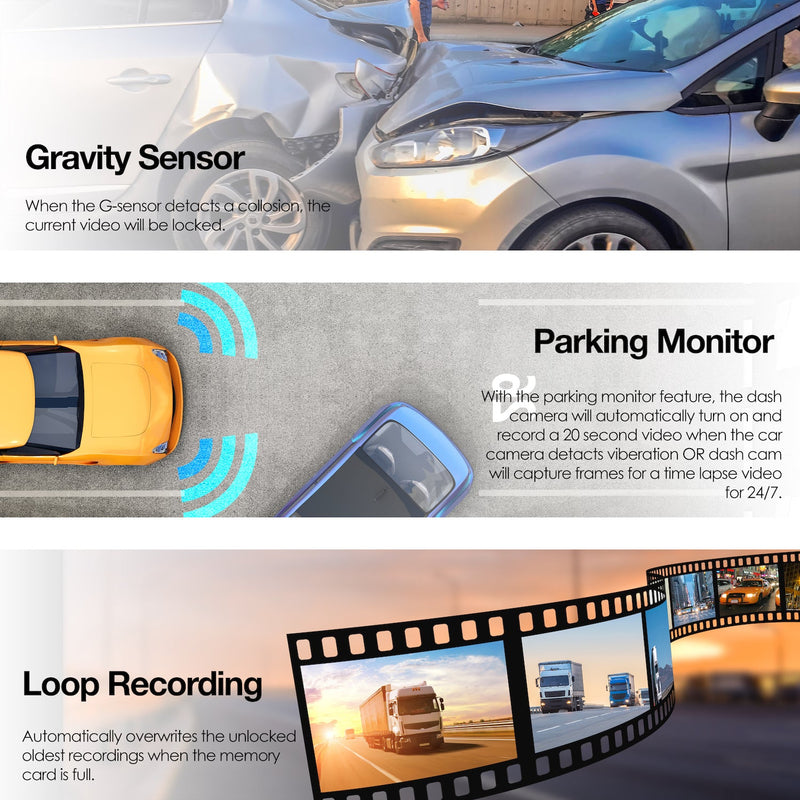 Load image into Gallery viewer, Rexing V1-4K Ultra HD Car Dash Cam with Wi-Fi
