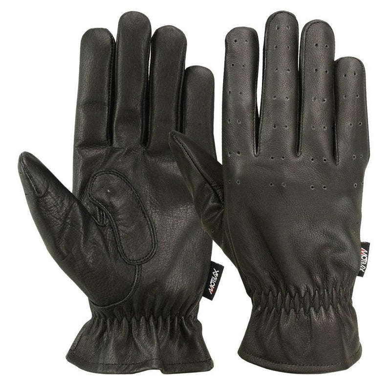Load image into Gallery viewer, MRX Driving Gloves Basic Soft Outdoor Glove Goat Leather Full Finger, Black
