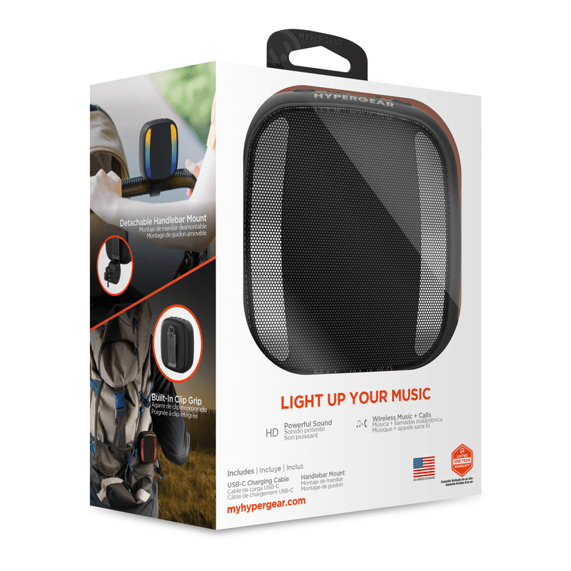 Load image into Gallery viewer, HyperGear Spin Cycle LED Wireless Bike Speaker

