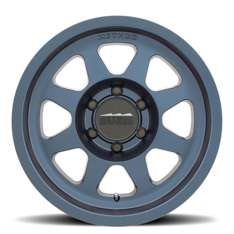 Load image into Gallery viewer, Method MR701 17x9 -12mm Offset 5x5 71.5mm CB Bahia Blue Wheel
