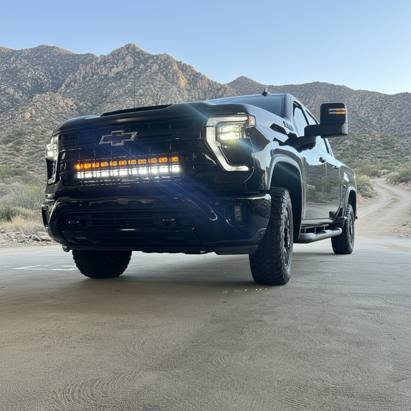 Load image into Gallery viewer, 2020+ Chevrolet Silverado 2500/3500 Single 40in Light Bar - PRO
