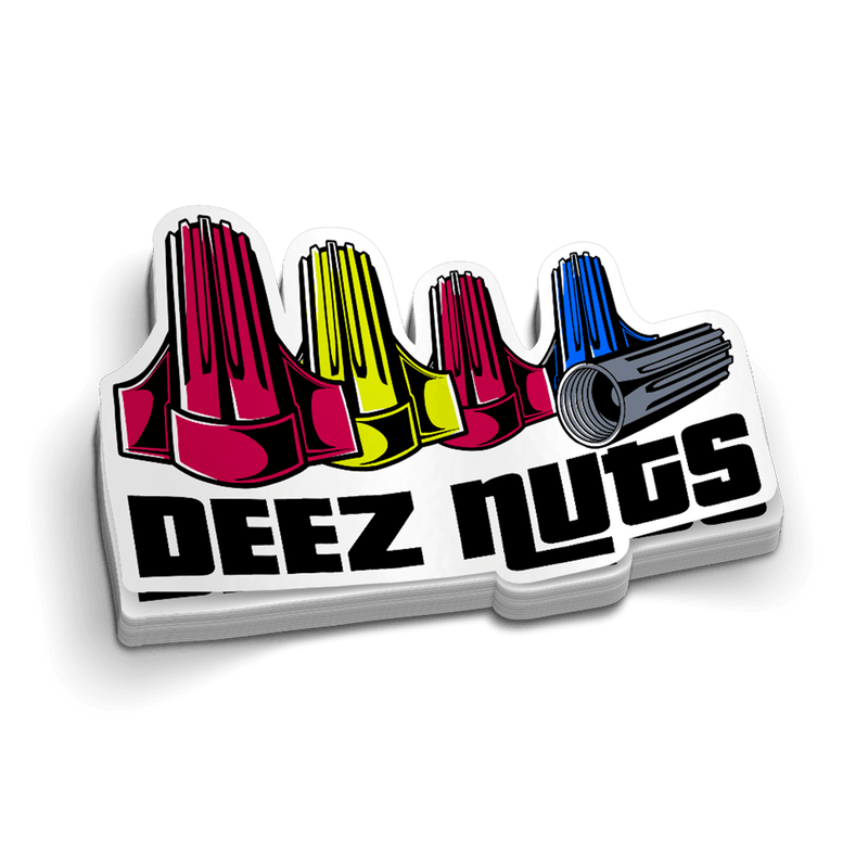 Load image into Gallery viewer, Deez Nuts Hard Hat Decal
