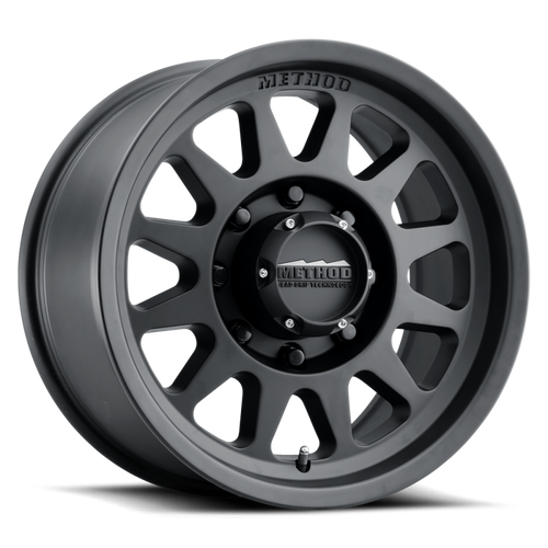 Method MR704 HD 17x9 18mm Offset 8x180 130.81mm CB Matte Black Wheel