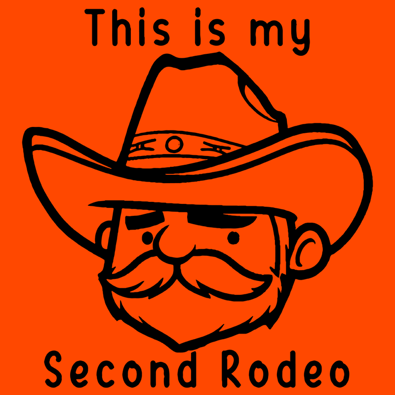 Load image into Gallery viewer, My Second Rodeo - Safety Yellow T-Shirt
