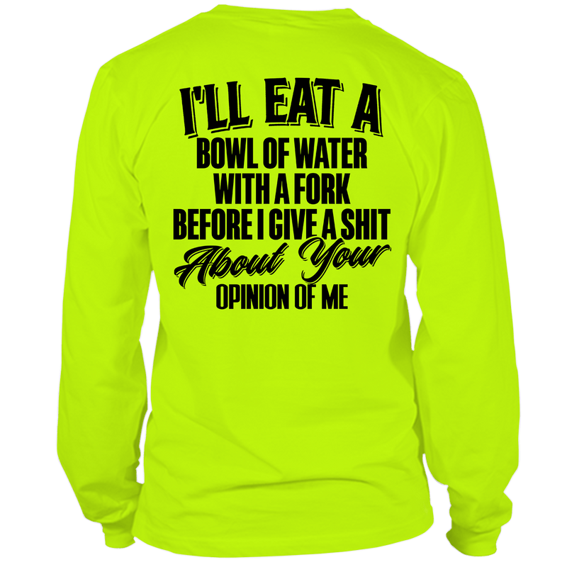 Load image into Gallery viewer, Opinion Of Me - Long Sleeve Safety Hi-Vis
