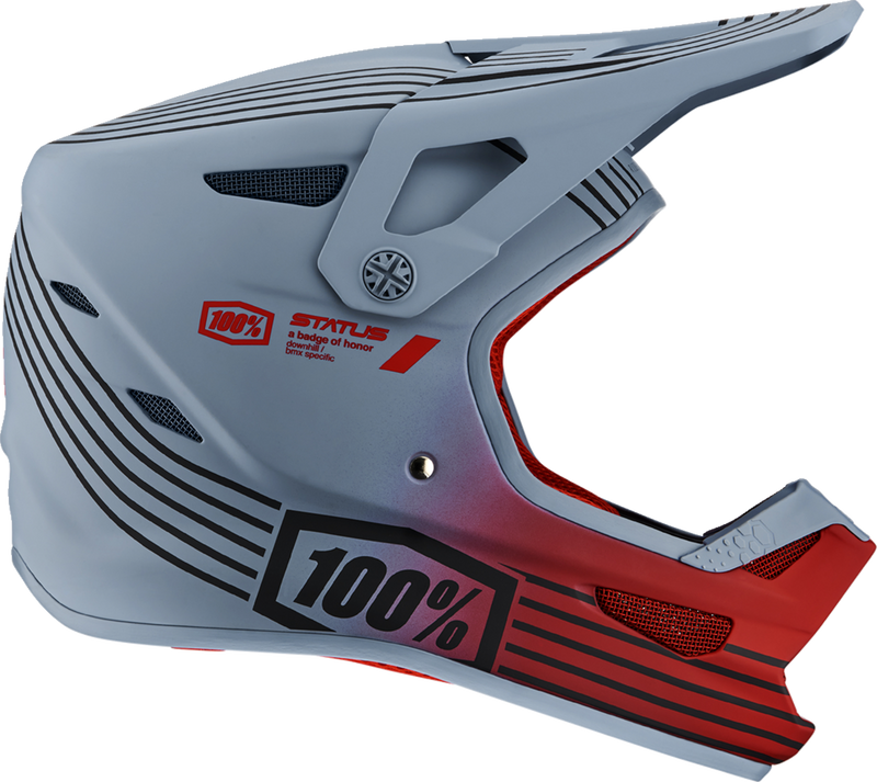 Load image into Gallery viewer, 100% Status Helmet - Caltec/Gray - Large 80010-00010
