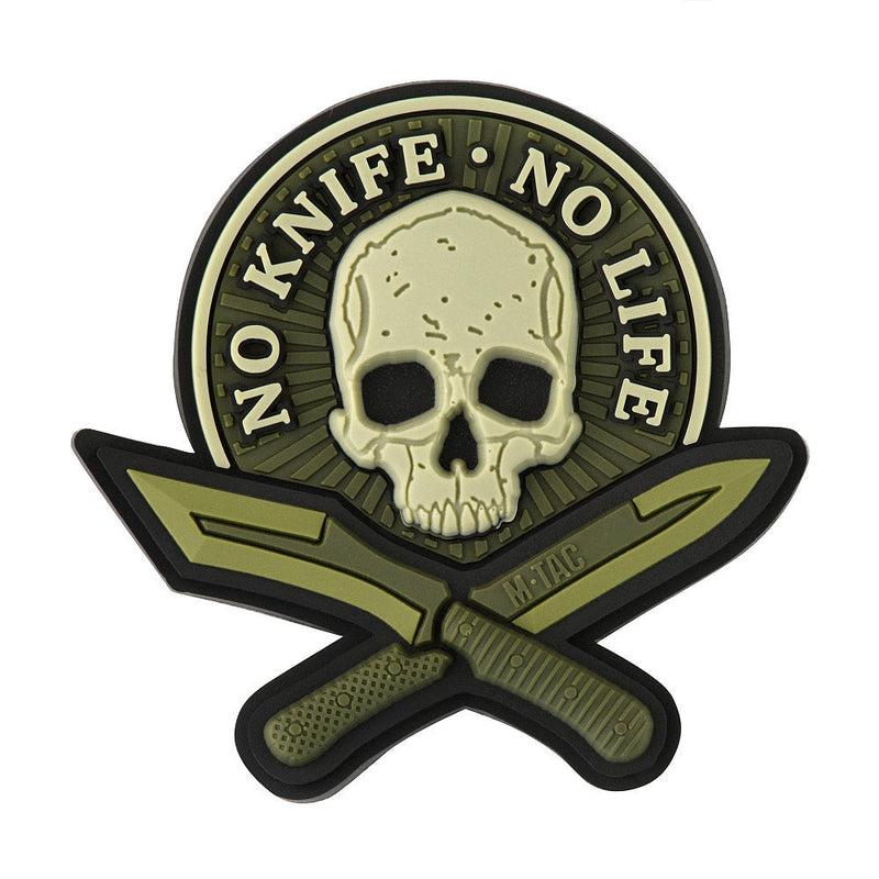 Load image into Gallery viewer, M-Tac patch No Knife - No Life 3D PVC
