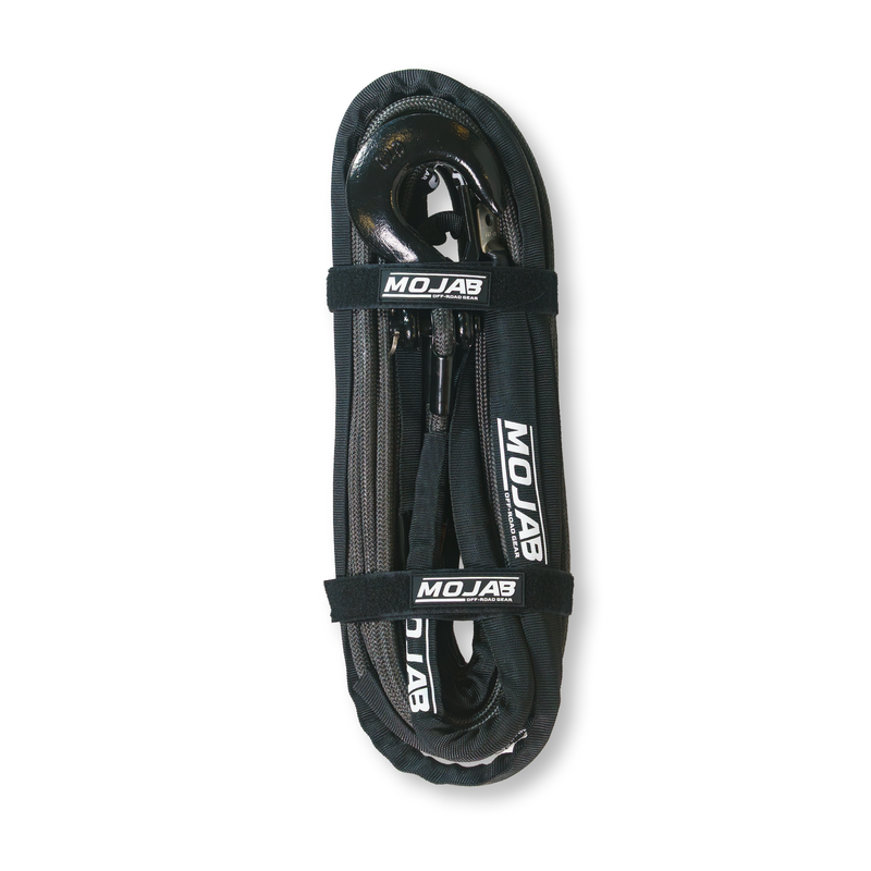 Load image into Gallery viewer, 3/8'' x 85' Double Braided Winch Rope with Removeable forged winch hook
