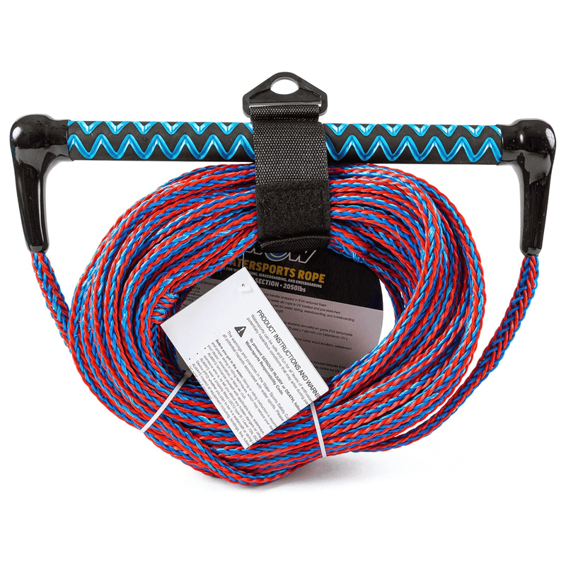 Load image into Gallery viewer, WOW Watersports 75ft Watersports Tow Rope with EVA Handle
