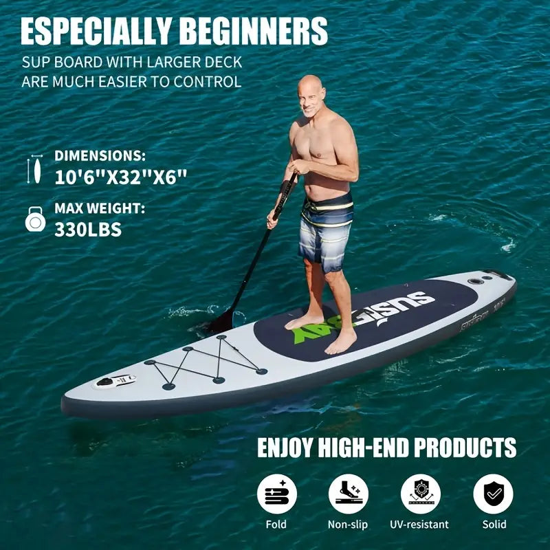 Load image into Gallery viewer, 2025 Hurricane-Ready SUP Board｜10ft Inflatable Surf/Yoga Hybrid｜Free 8-Premium Kit｜Military-Grade Deck｜300lbs Capacity｜Labor Day Sale $80 OFF
