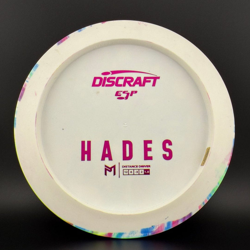 Load image into Gallery viewer, White ESP Hades - Greazy Dyed - Bottom Stamp
