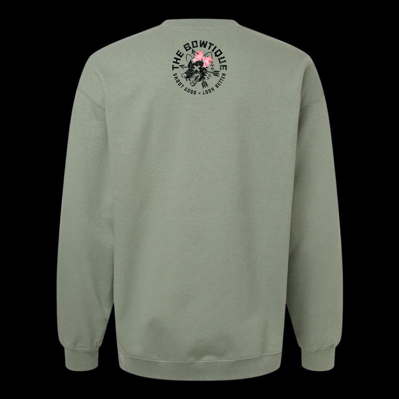 Load image into Gallery viewer, He’s Hunting. Crew Neck Sweatshirt
