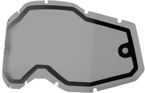 100% Accuri 2/Racecraft 2/Strata 2 Dual Lens - Smoke 59080-00002