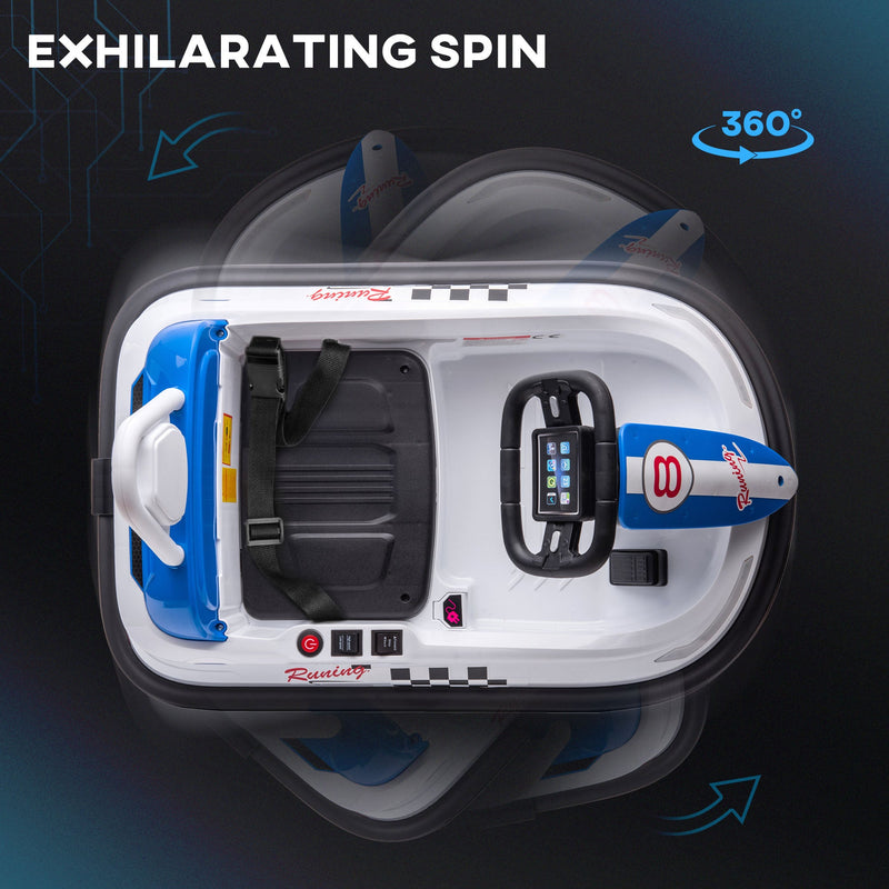 Load image into Gallery viewer, 360° Rotating Electric Bumper Car for Kids - Fun Ride On Toy with 6V Battery
