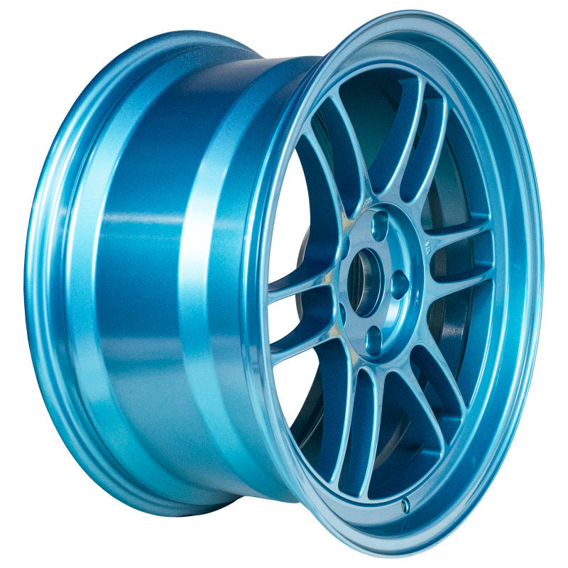 Load image into Gallery viewer, Enkei RPF1 18x9.5 5x114.3 38mm Offset 73mm Bore Emerald Blue Wheel (MOQ 40)
