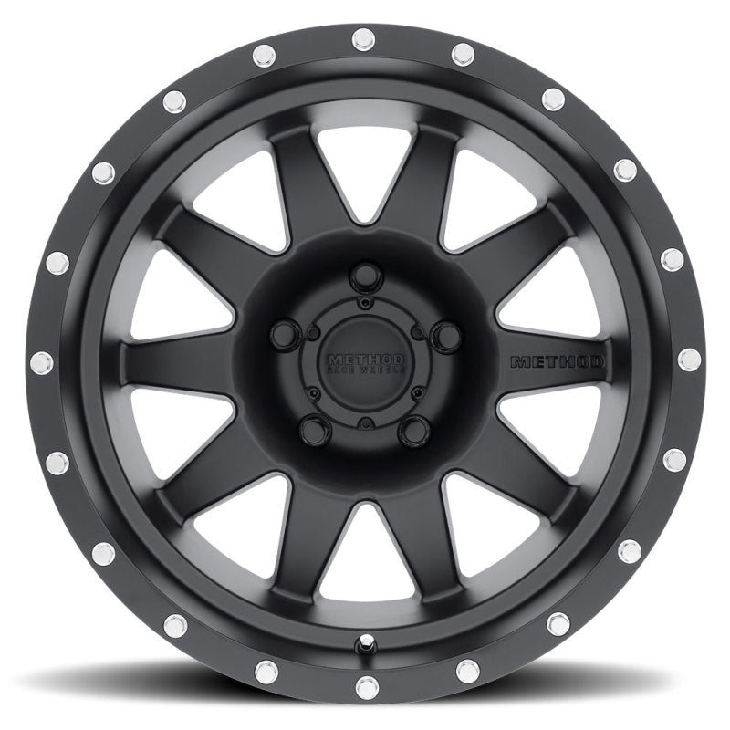 Load image into Gallery viewer, Method MR301 The Standard 17x8.5 0mm Offset 5x5.5 108mm CB Matte Black Wheel
