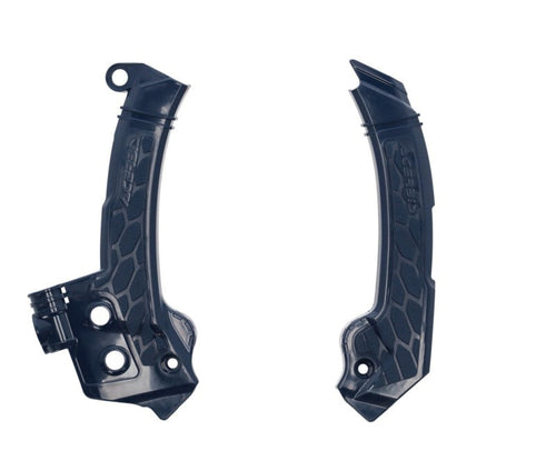 Acerbis 23+ Husqvarna FC/FX/ TC/ TXi/ FE/ TE Frame Guards- X-Grip - Blue 2979600003