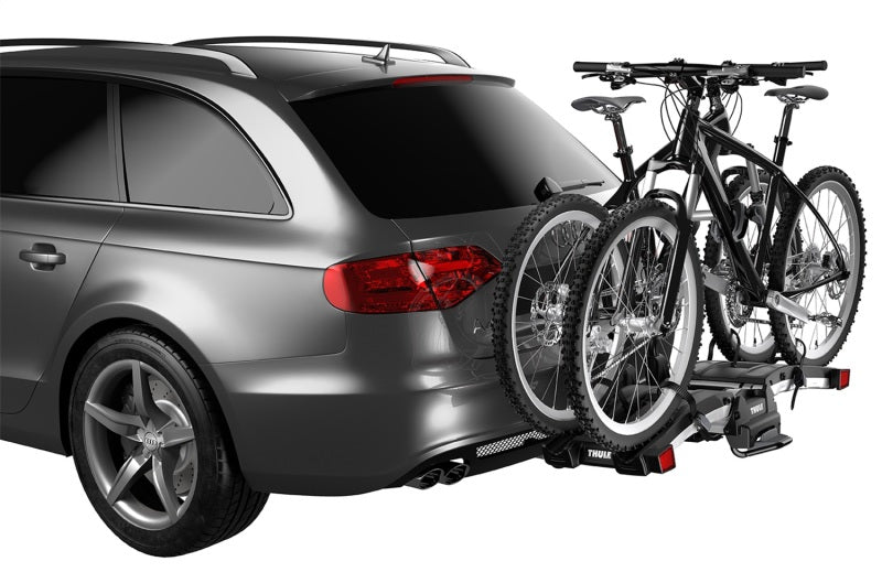 Load image into Gallery viewer, Thule EasyFold XT 2 - Fully Foldable Platform Hitch Bike Rack (Up to 2 Bikes) - Black/Silver
