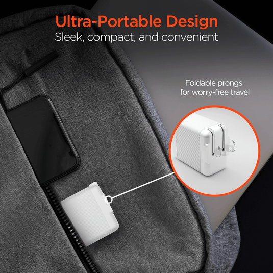 HyperGear SpeedBoost 25W USB-C PD + 12W USB Fast Wall Charger with PPS and 6ft MFi Lightning Cable