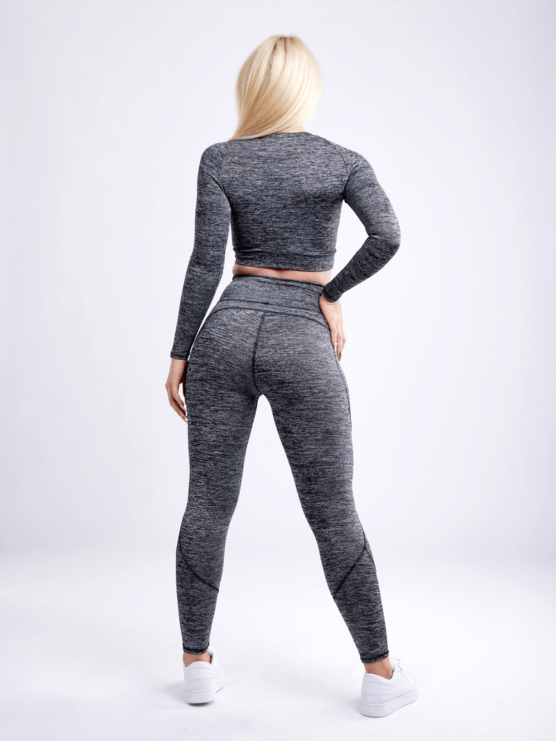 Load image into Gallery viewer, JupiterGear High-Waisted Classic Gym Leggings with Side Pockets
