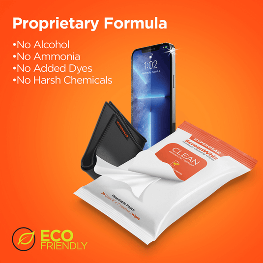 HyperGear ScreenWhiz Screen Cleaning Wipes and Cloth Kit