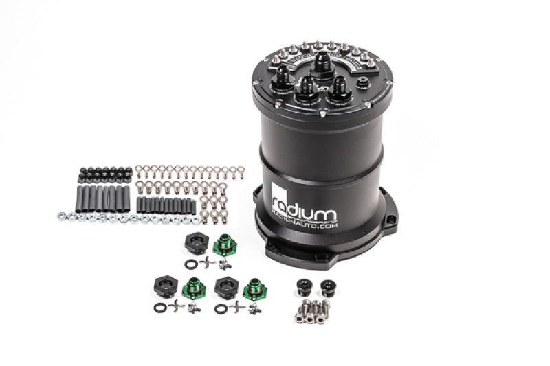 Load image into Gallery viewer, Radium Multi-Pump Fuel Surge Tank Fits Bosch BR540 / Deatschwerks DW400 (Pumps Not Included)
