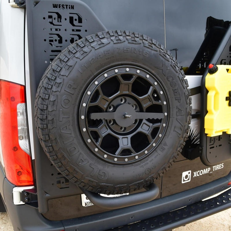 Load image into Gallery viewer, Westin 19-24 Mercedes-Benz Sprinter XTS Rear Tire Carrier
