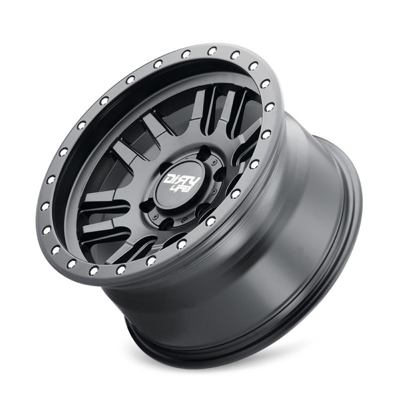 Load image into Gallery viewer, Dirty Life 9309 Canyon Pro 17x9/5x127 BP/-38mm Offset/71.5mm Hub Matte Black Wheel - Beadlock
