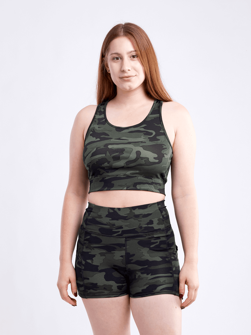 Load image into Gallery viewer, JupiterGear High-Waisted Athletic Shorts with Side Pockets
