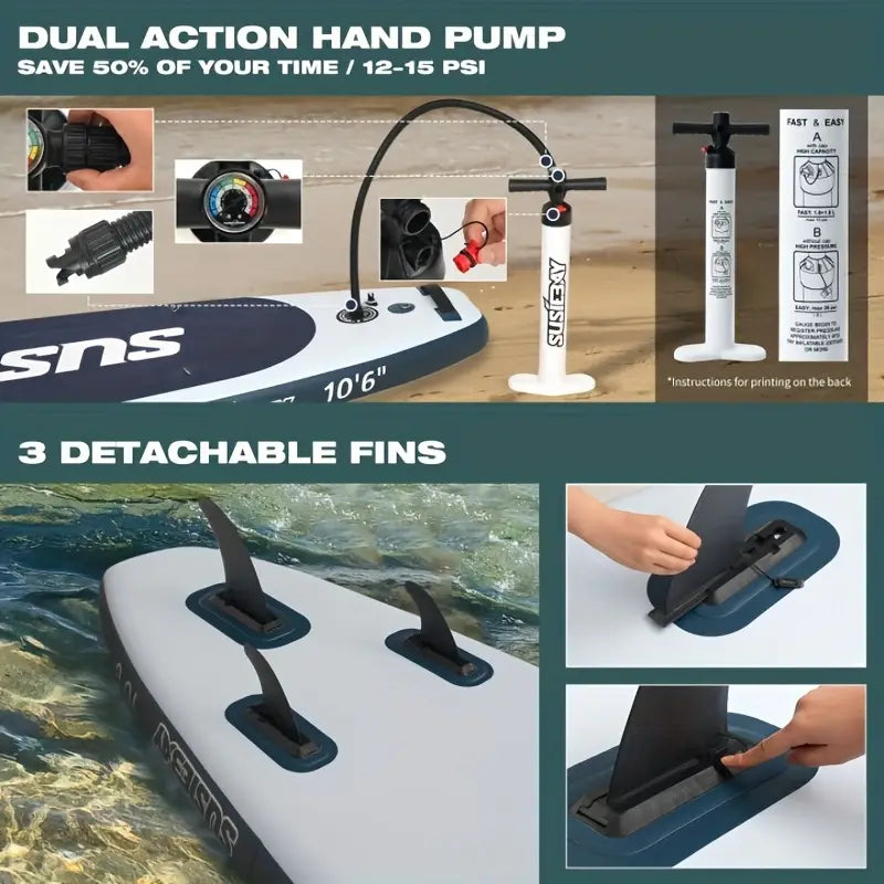 Load image into Gallery viewer, 2025 Hurricane-Ready SUP Board｜10ft Inflatable Surf/Yoga Hybrid｜Free 8-Premium Kit｜Military-Grade Deck｜300lbs Capacity｜Labor Day Sale $80 OFF
