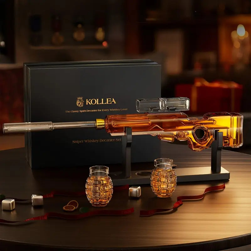Load image into Gallery viewer, Sniper Whiskey Decanter Set
