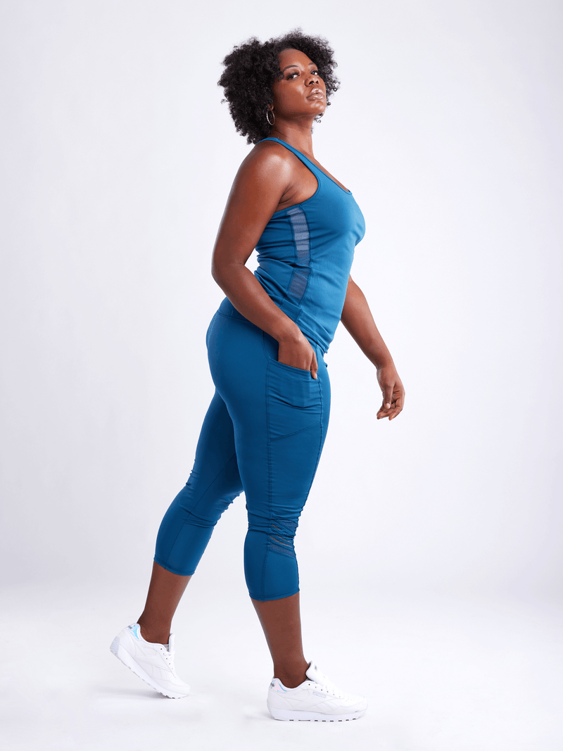 Load image into Gallery viewer, JupiterGear Sports Tank Top with Side Mesh Panels
